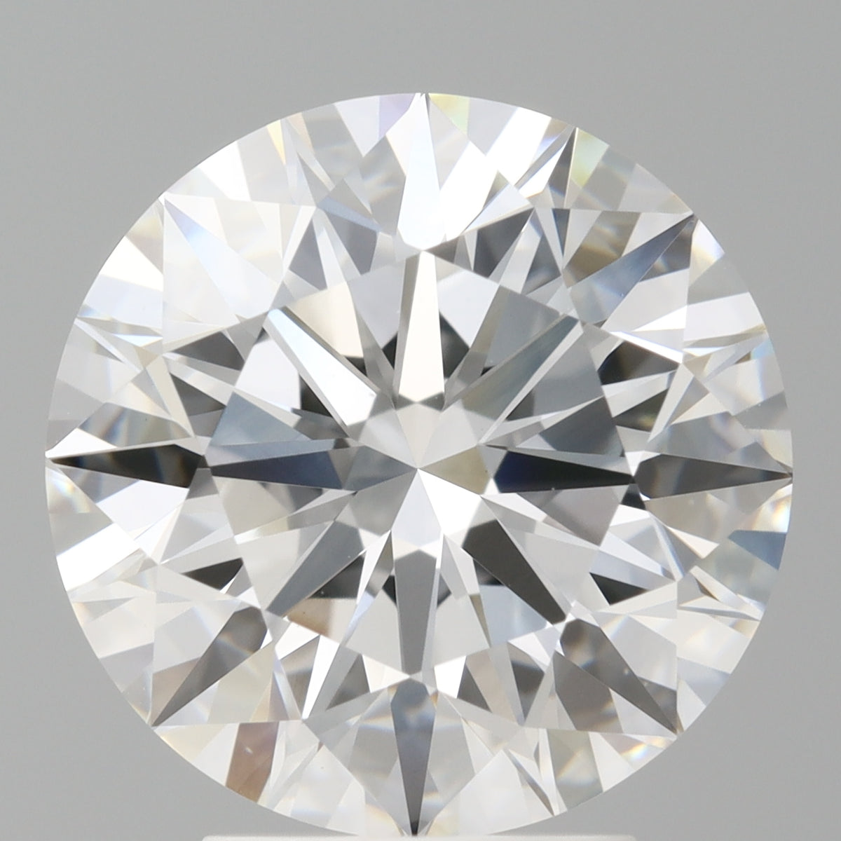 4.09 Carat Round Shaped, Ideal Cut, E Color, VVS2 Clarity, IGI Certified Lab Grown Diamond