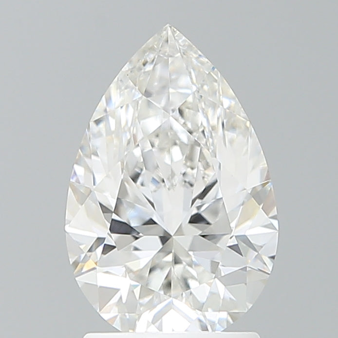 2.09 Carat Pear Shaped, Excellent Cut, E Color, VVS1 Clarity, IGI Certified Lab Grown Diamond