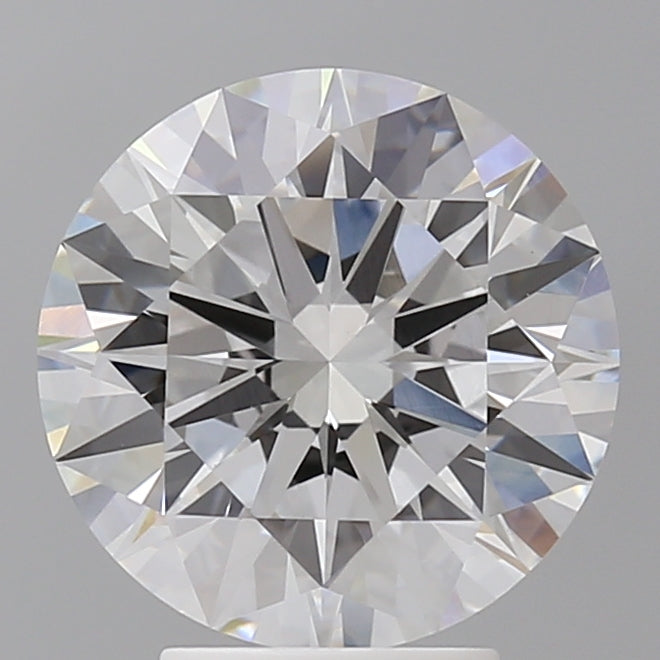 4.08 Carat Round Shaped, Ideal Cut, E Color, VVS2 Clarity, IGI Certified Lab Grown Diamond
