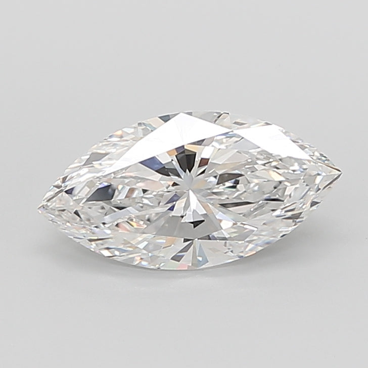 5.03 Carat Marquise Shaped, Ideal Cut, E Color, VVS2 Clarity, IGI Certified Lab Grown Diamond