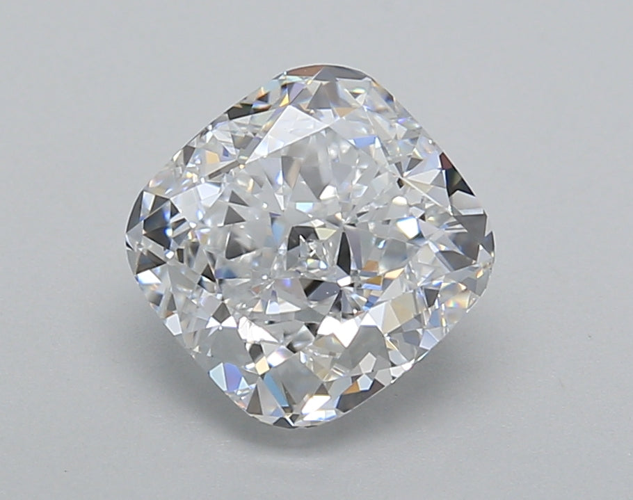2.02 Carat Cushion Shaped, Excellent Cut, D Color, VVS2 Clarity, IGI Certified Lab Grown Diamond