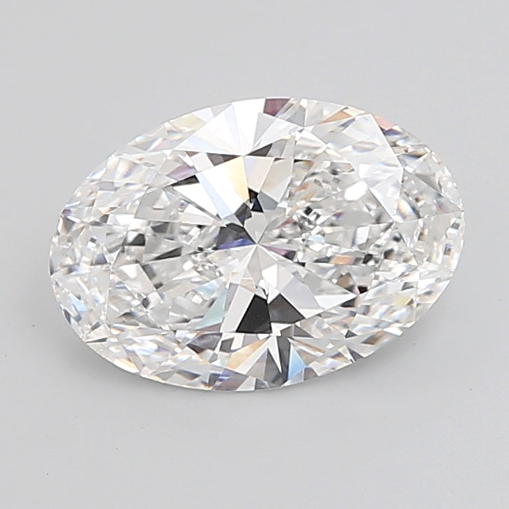 6.07 Carat Oval Shaped, Ideal Cut, E Color, VVS2 Clarity, IGI Certified Lab Grown Diamond