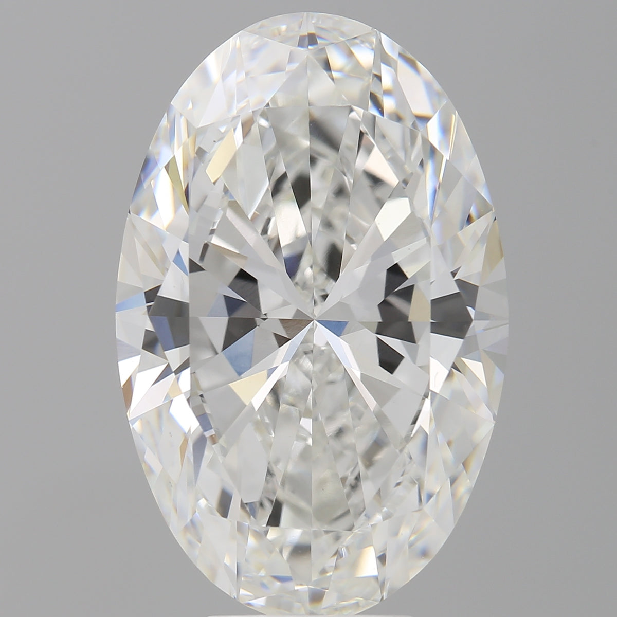 8.07 Carat Oval Shaped, Ideal Cut, F Color, VVS2 Clarity, IGI Certified Lab Grown Diamond