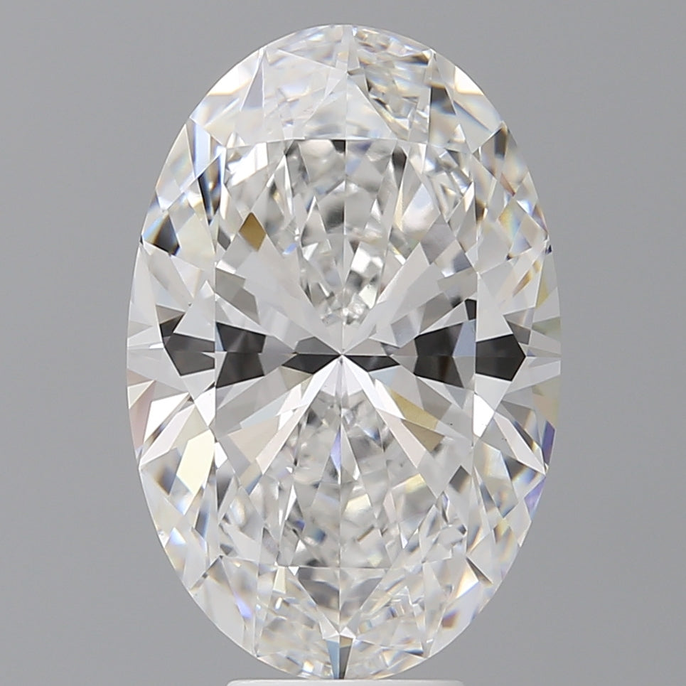 7.60 Carat Oval Shaped, Ideal Cut, E Color, VVS2 Clarity, IGI Certified Lab Grown Diamond