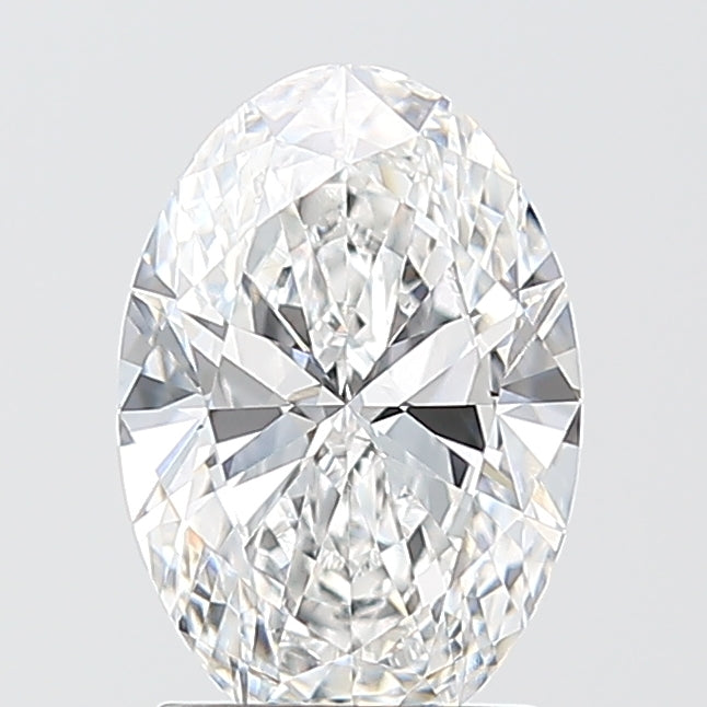 1.52 Carat Oval Shaped, Ideal Cut, D Color, VVS1 Clarity, IGI Certified Lab Grown Diamond