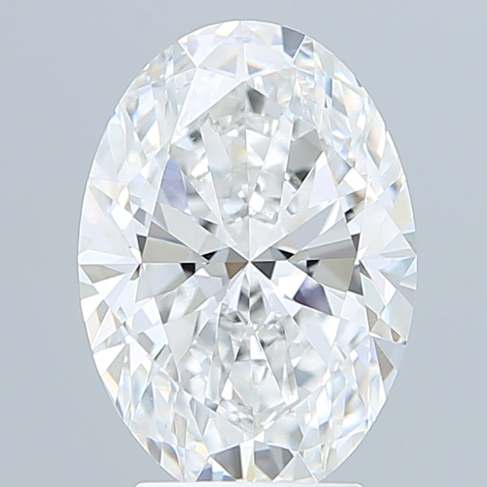 3.56 Carat Oval Shaped, Excellent Cut, E Color, VVS2 Clarity, IGI Certified Lab Grown Diamond