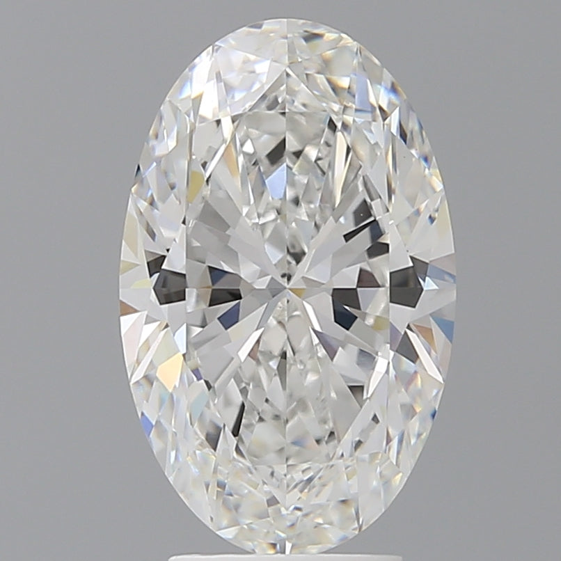 4.01 Carat Oval Shaped, Ideal Cut, E Color, VVS2 Clarity, IGI Certified Lab Grown Diamond