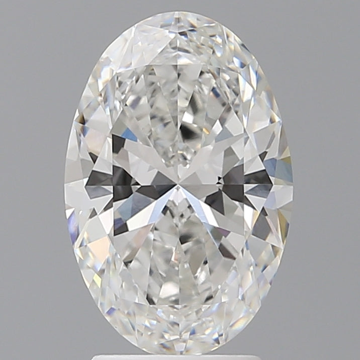 3.04 Carat Oval Shaped, Ideal Cut, F Color, VVS2 Clarity, IGI Certified Lab Grown Diamond