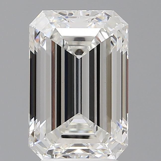 3.60 Carat Emerald Shaped, Ideal Cut, E Color, VS1 Clarity, IGI Certified Lab Grown Diamond
