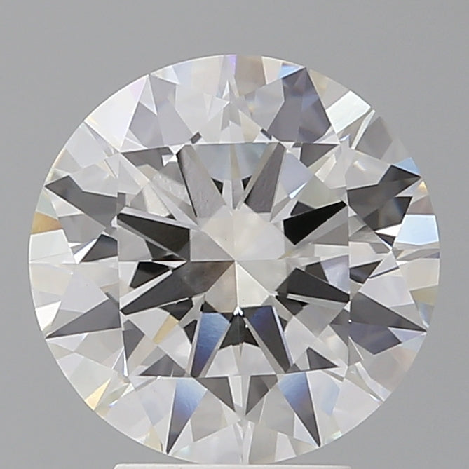 4.02 Carat Round Shaped, Excellent Cut, F Color, VVS2 Clarity, IGI Certified Lab Grown Diamond