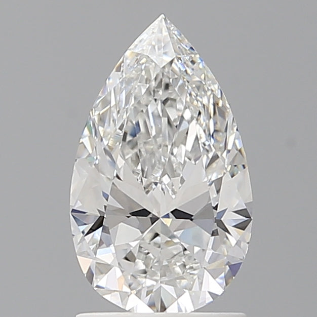 1.53 Carat Pear Shaped, Ideal Cut, E Color, VVS2 Clarity, IGI Certified Lab Grown Diamond