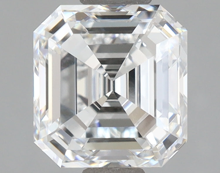 1.96 Carat Asscher Shaped, Excellent Cut, D Color, VVS2 Clarity, IGI Certified Lab Grown Diamond