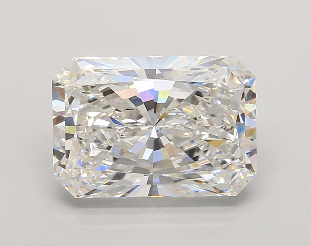4.04 Carat Radiant Shaped, Ideal Cut, E Color, VVS1 Clarity, IGI Certified Lab Grown Diamond