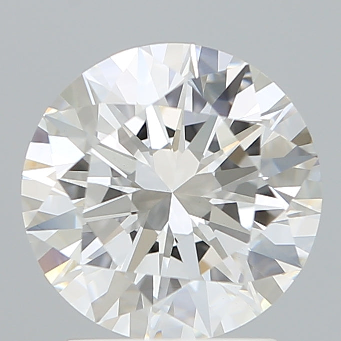 2.18 Carat Round Shaped, Excellent Cut, E Color, VVS2 Clarity, IGI Certified Lab Grown Diamond