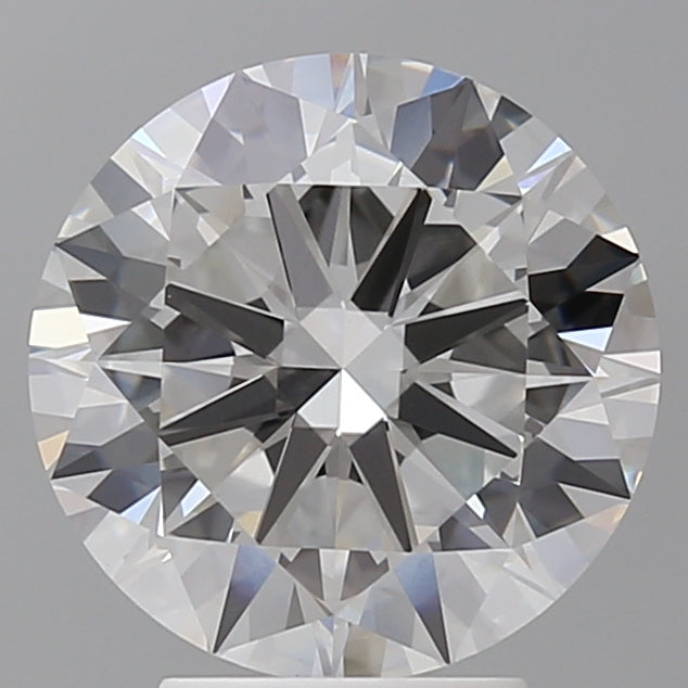 4.02 Carat Round Shaped, Excellent Cut, F Color, VVS2 Clarity, IGI Certified Lab Grown Diamond