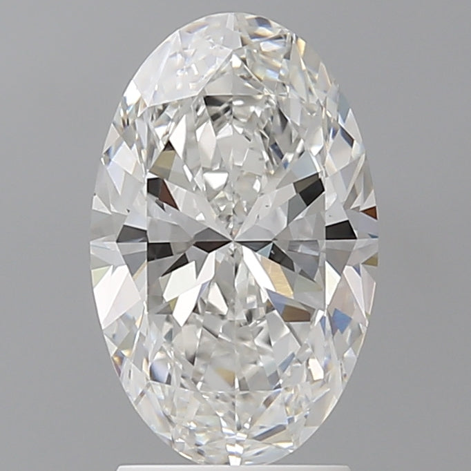 2.50 Carat Oval Shaped, Ideal Cut, F Color, VS1 Clarity, IGI Certified Lab Grown Diamond