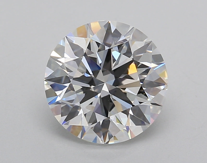 2.01 Carat Round Shaped, Ideal Cut, E Color, VVS2 Clarity, IGI Certified Lab Grown Diamond