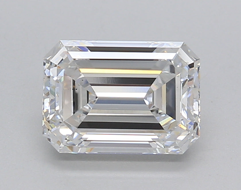 2.03 Carat Emerald Shaped, Very Good Cut, D Color, VS1 Clarity, IGI Certified Lab Grown Diamond