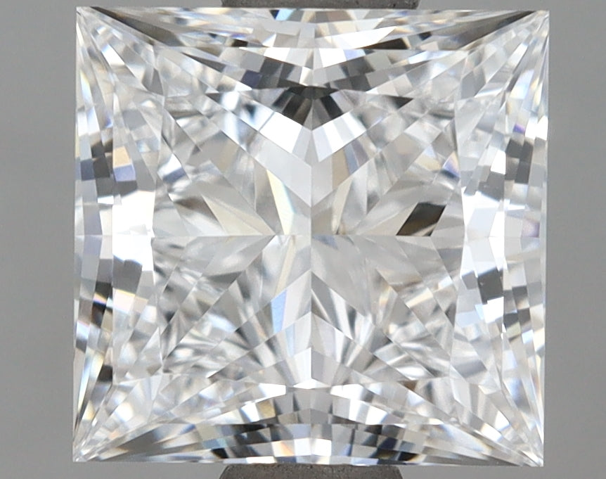 2.02 Carat Princess Shaped, Ideal Cut, D Color, VVS1 Clarity, IGI Certified Lab Grown Diamond