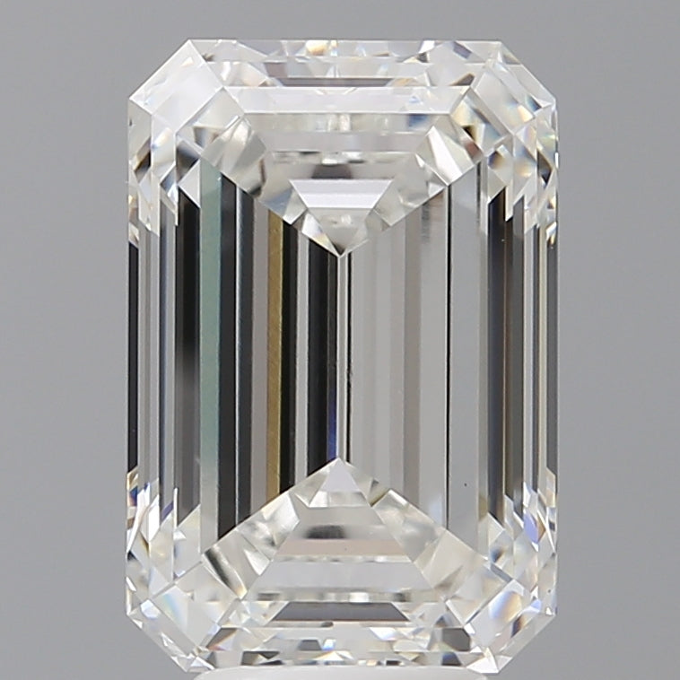 6.08 Carat Emerald Shaped, Ideal Cut, E Color, VS1 Clarity, IGI Certified Lab Grown Diamond