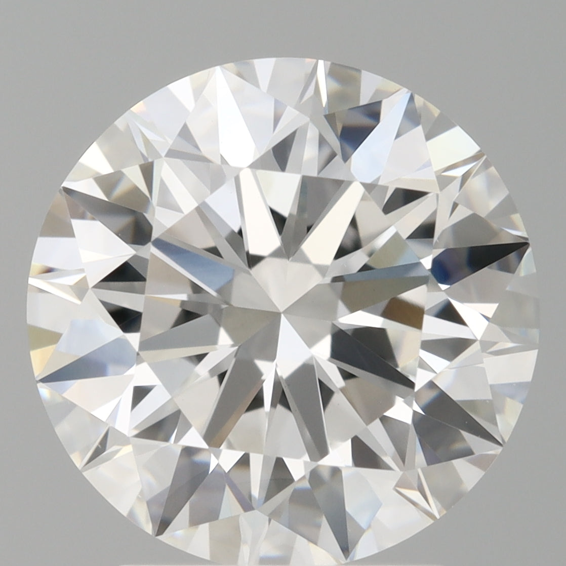 3.00 Carat Round Shaped, Excellent Cut, E Color, VVS2 Clarity, IGI Certified Lab Grown Diamond