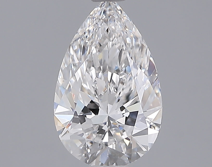 1.56 Carat Pear Shaped, Ideal Cut, D Color, VS1 Clarity, IGI Certified Lab Grown Diamond