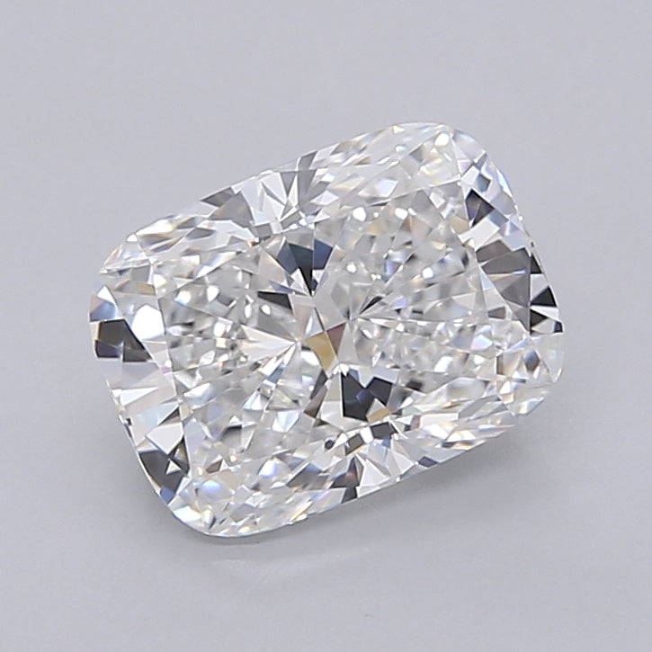 2.04 Carat Cushion Shaped, Ideal Cut, E Color, VVS2 Clarity, IGI Certified Lab Grown Diamond