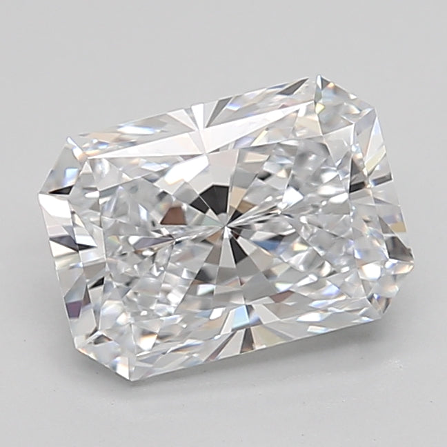 2.24 Carat Radiant Shaped, Excellent Cut, D Color, VVS2 Clarity, IGI Certified Lab Grown Diamond