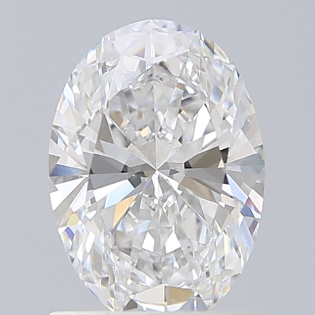 1.11 Carat Oval Shaped, Ideal Cut, D Color, VVS2 Clarity, IGI Certified Lab Grown Diamond
