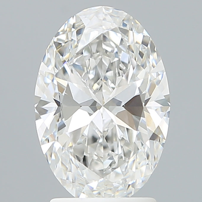 2.29 Carat Oval Shaped, Ideal Cut, E Color, VVS2 Clarity, IGI Certified Lab Grown Diamond