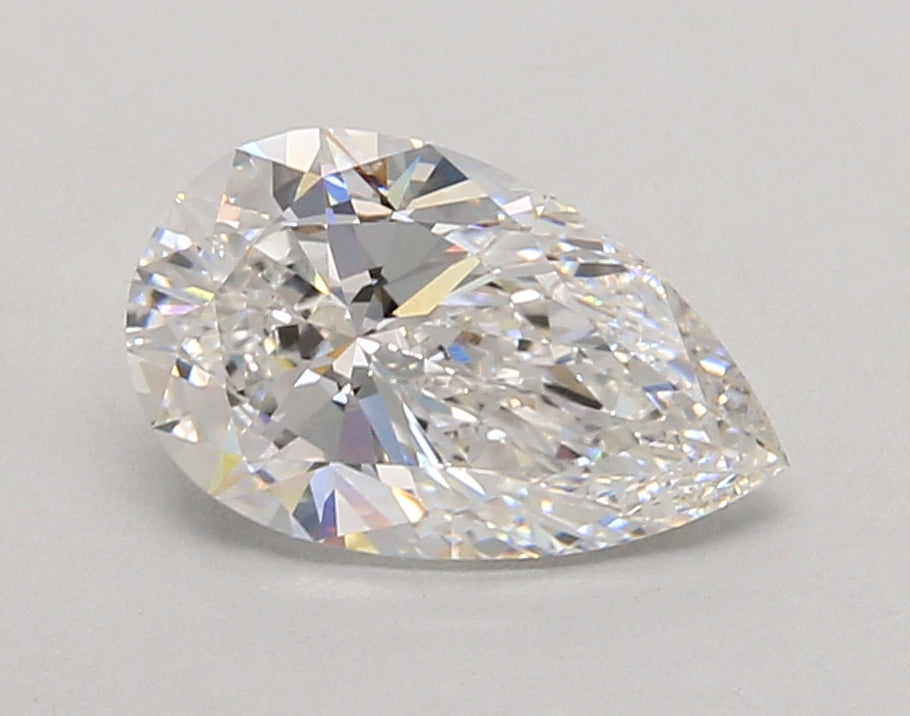 2.04 Carat Pear Shaped, Ideal Cut, E Color, VVS1 Clarity, IGI Certified Lab Grown Diamond