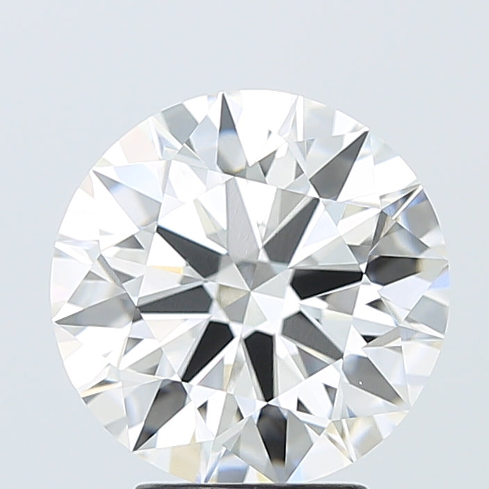 4.02 Carat Round Shaped, Ideal Cut, F Color, VVS2 Clarity, IGI Certified Lab Grown Diamond