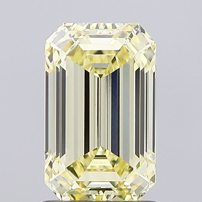 1.64 Carat Emerald Shaped, Ideal Cut, VVS2 Clarity, IGI Certified Lab Grown Diamond
