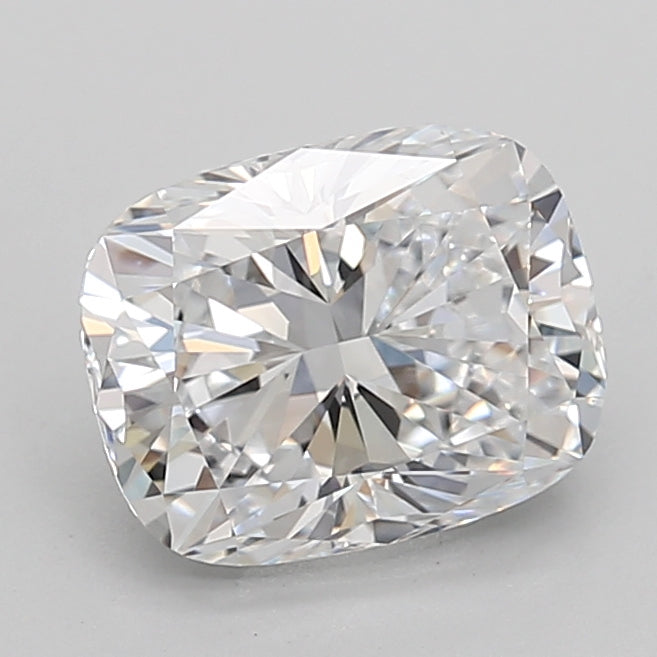 2.03 Carat Cushion Shaped, Ideal Cut, D Color, IF Clarity, IGI Certified Lab Grown Diamond