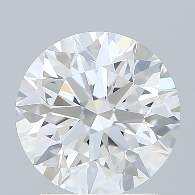 2.06 Carat Round Shaped, Excellent Cut, D Color, VVS2 Clarity, IGI Certified Lab Grown Diamond