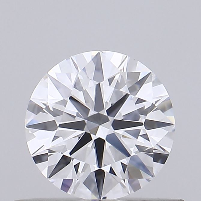 0.53 Carat Round Shaped, Ideal Cut, D Color, VVS2 Clarity, IGI Certified Lab Grown Diamond