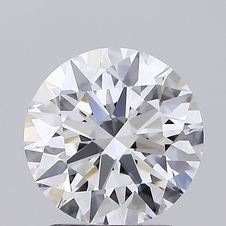 2.02 Carat Round Shaped, Ideal Cut, D Color, VVS1 Clarity, IGI Certified Lab Grown Diamond