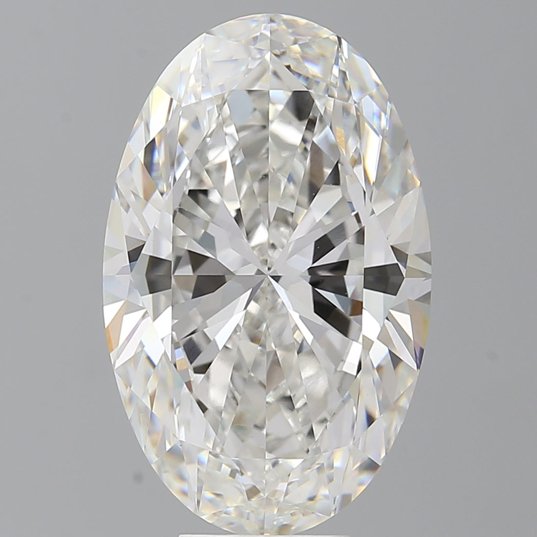 9.01 Carat Oval Shaped, Ideal Cut, F Color, VVS2 Clarity, IGI Certified Lab Grown Diamond