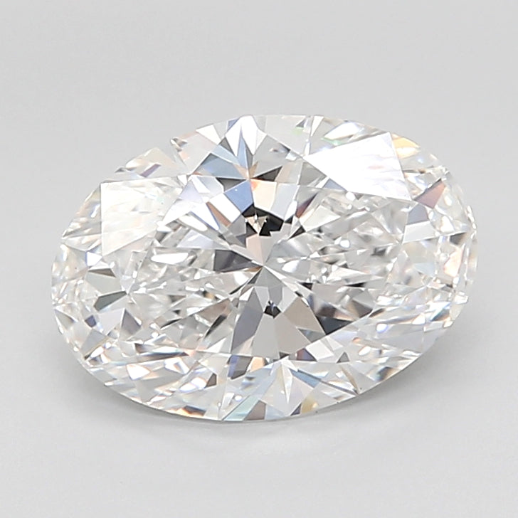 4.08 Carat Oval Shaped, Ideal Cut, D Color, VS1 Clarity, IGI Certified Lab Grown Diamond
