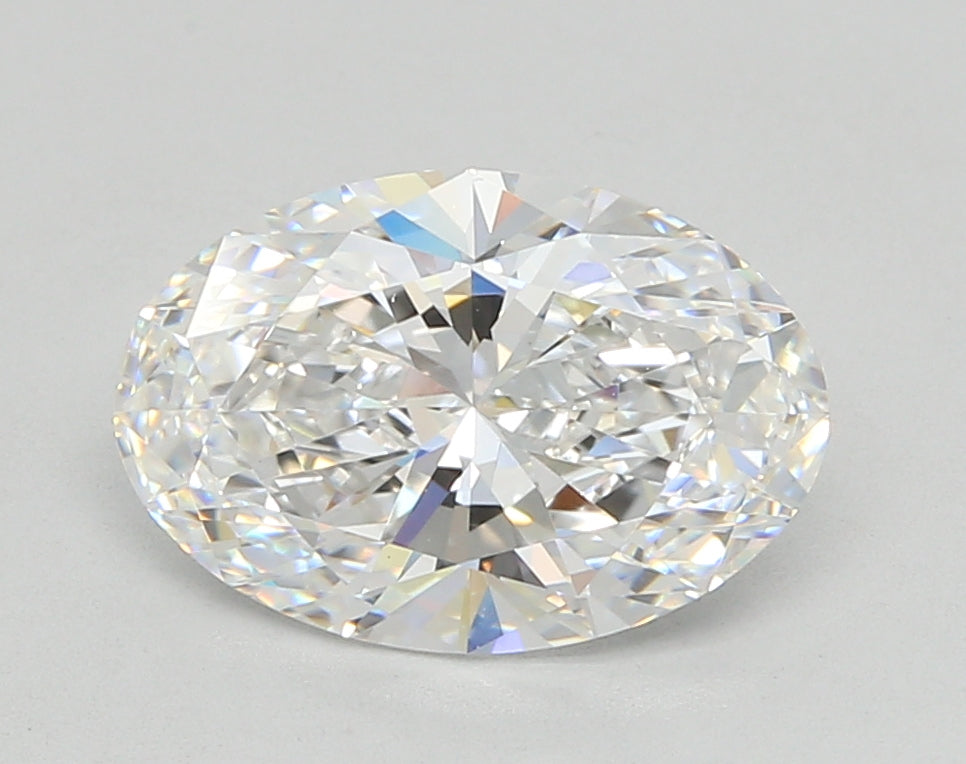 3.06 Carat Oval Shaped, Ideal Cut, D Color, VS1 Clarity, IGI Certified Lab Grown Diamond