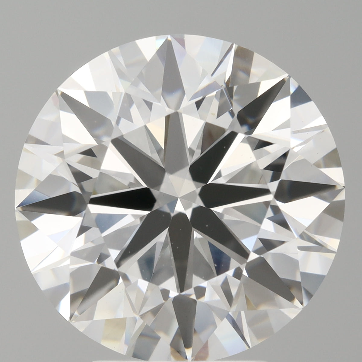 4.93 Carat Round Shaped, Ideal Cut, F Color, VVS2 Clarity, IGI Certified Lab Grown Diamond