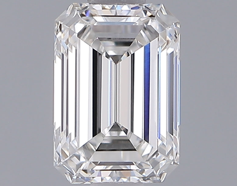 1.29 Carat Emerald Shaped, Ideal Cut, F Color, VVS2 Clarity, IGI Certified Lab Grown Diamond