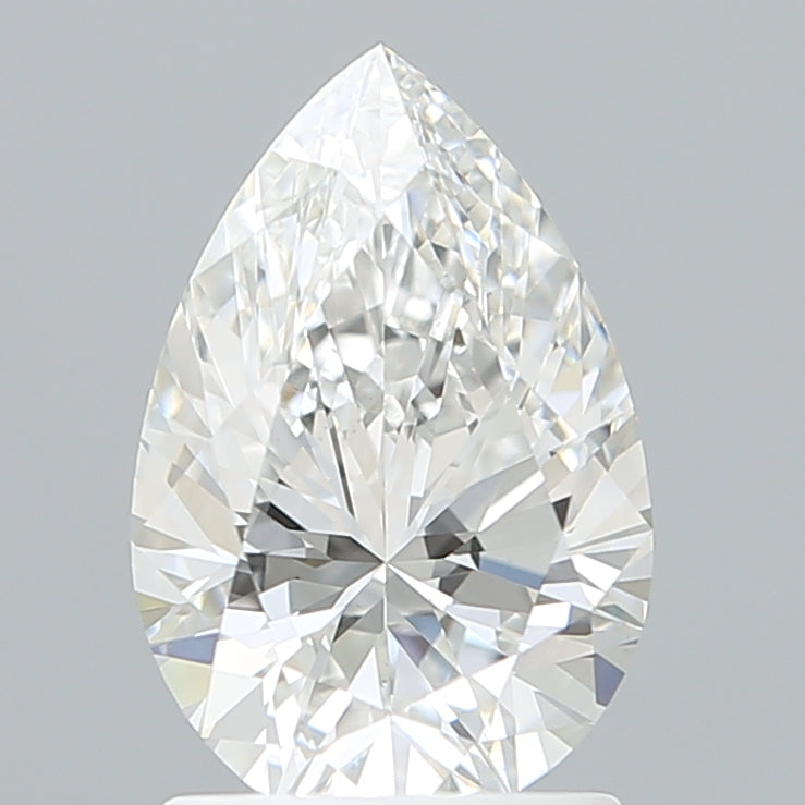 1.66 Carat Pear Shaped, Ideal Cut, E Color, VS1 Clarity, IGI Certified Lab Grown Diamond