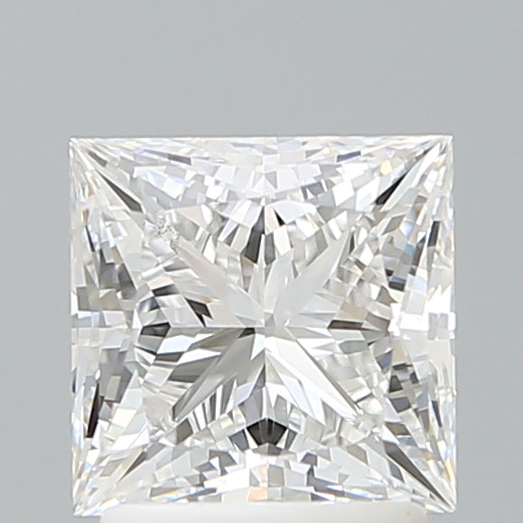 2.05 Carat Princess Shaped, Ideal Cut, D Color, VVS2 Clarity, IGI Certified Lab Grown Diamond