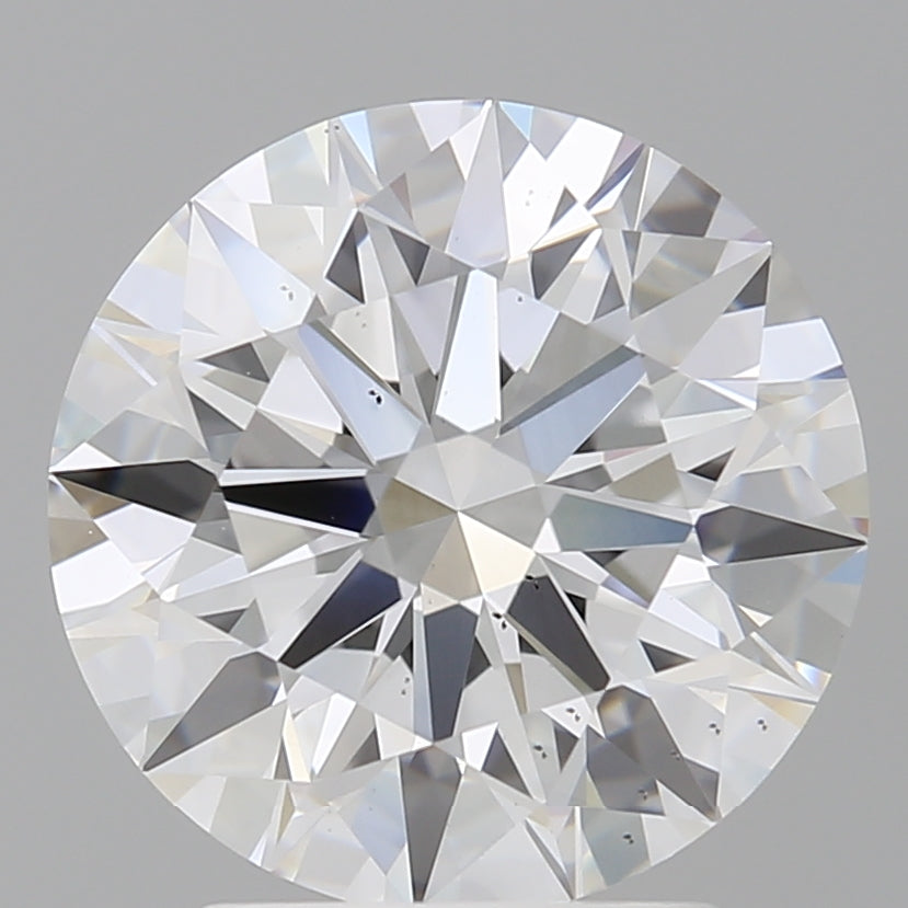 3.05 Carat Round Shaped, Ideal Cut, E Color, VS2 Clarity, IGI Certified Lab Grown Diamond