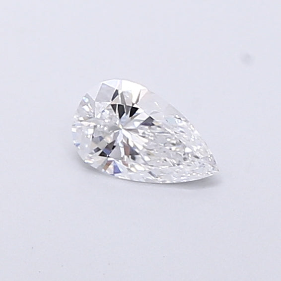 0.41 Carat Pear Shaped, Very Good Cut, D Color, VS1 Clarity, IGI Certified Lab Grown Diamond