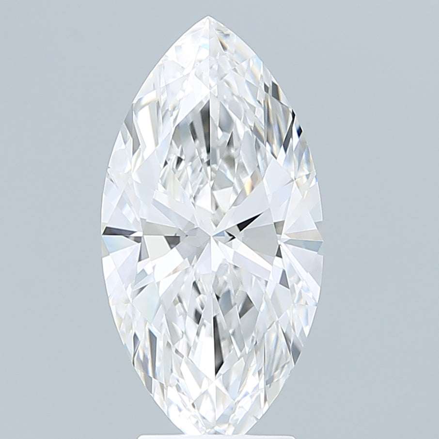 3.71 Carat Marquise Shaped, Ideal Cut, E Color, VS1 Clarity, IGI Certified Lab Grown Diamond