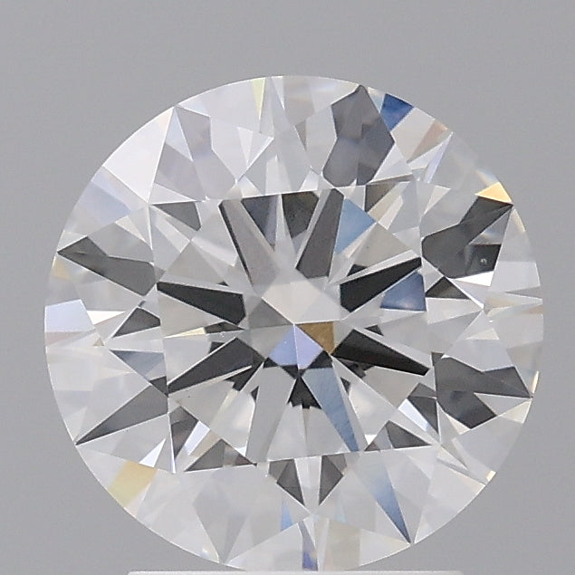 2.56 Carat Round Shaped, Ideal Cut, E Color, VVS2 Clarity, IGI Certified Lab Grown Diamond