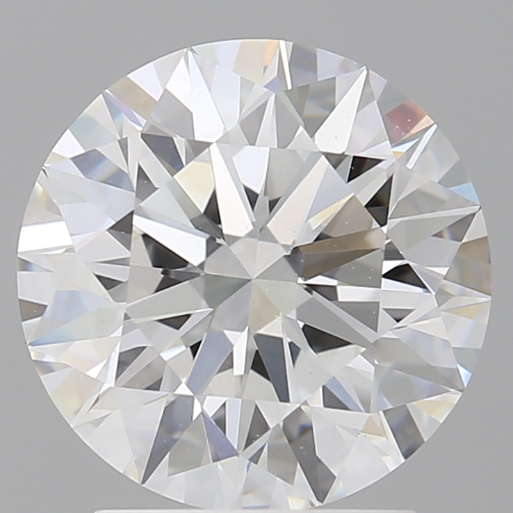 2.60 Carat Round Shaped, Ideal Cut, E Color, VVS2 Clarity, IGI Certified Lab Grown Diamond