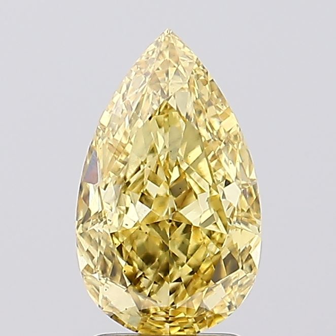 2.57 Carat Pear Shaped, Excellent Cut, VS2 Clarity, IGI Certified Lab Grown Diamond